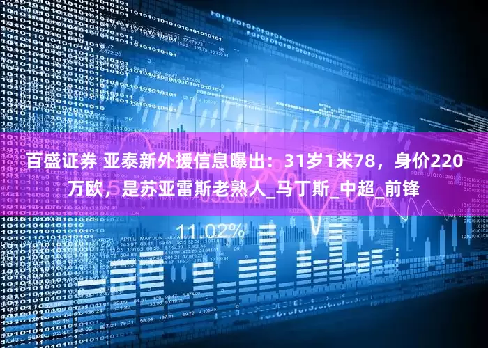 百盛证券 亚泰新外援信息曝出：31岁1米78，身价220万欧，是苏亚雷斯老熟人_马丁斯_中超_前锋